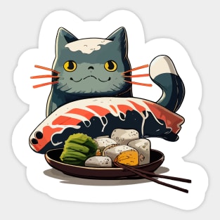 Sushi Cat Sticker